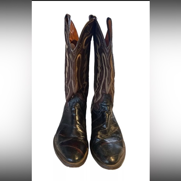 J Chisholm Mens Western Boots Size  11 Brown - Picture 2 of 11